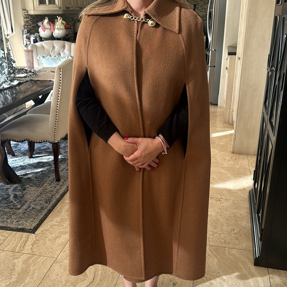 Camel Colour Michael Kors Cape - Picture 4 of 5